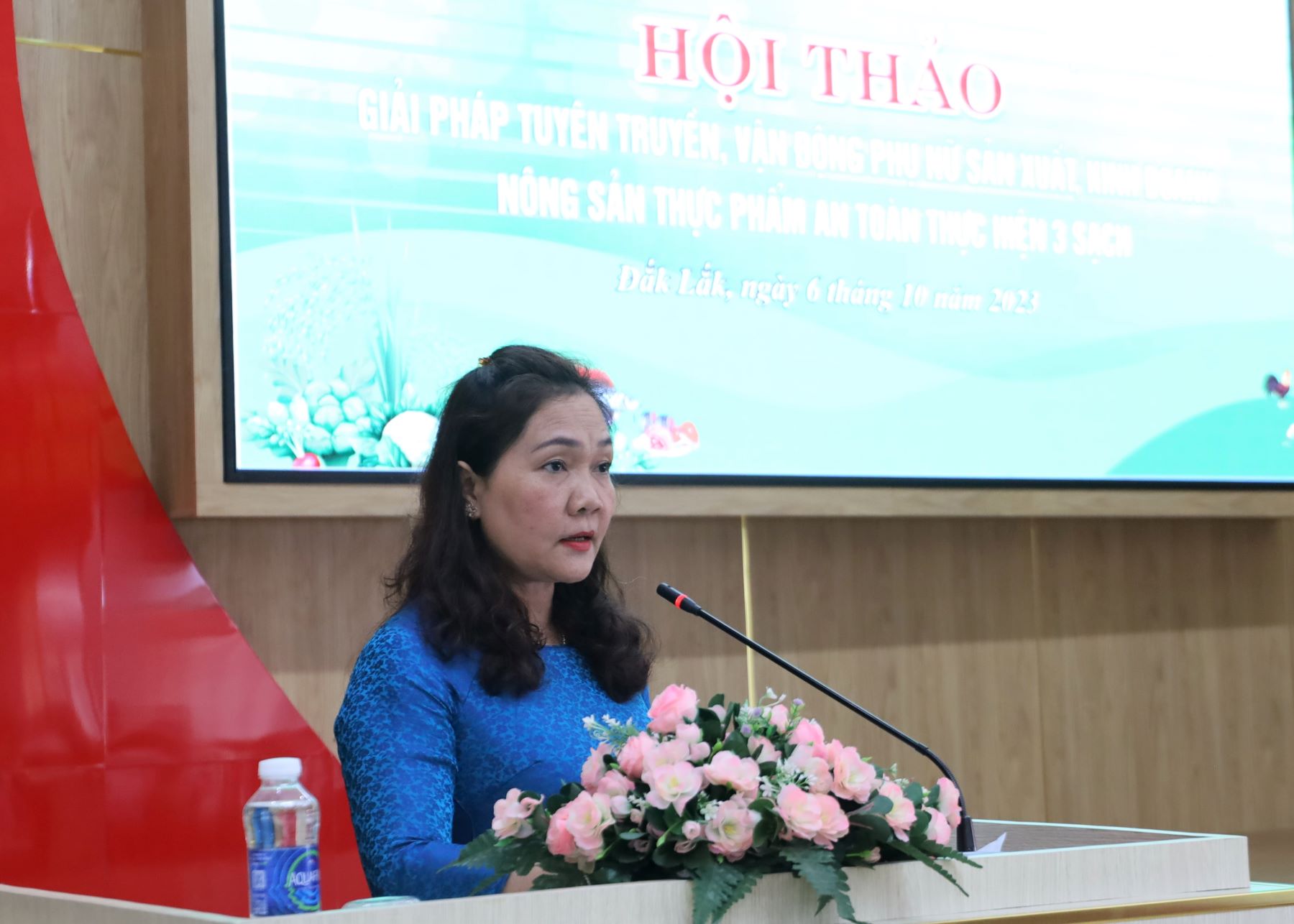 Tuyên truyền, vận động phụ nữ sản xuất, kinh doanh nông sản, thực phẩm an toàn