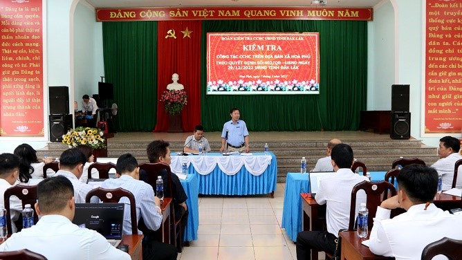 Inspection of administrative reform work in Buon Ma Thuot City