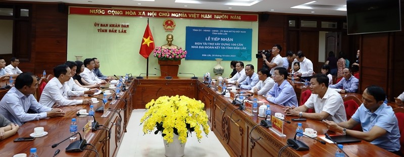 BIDV Vietnam Sponsors the Construction of 100 Solidarity Houses in Dak Lak