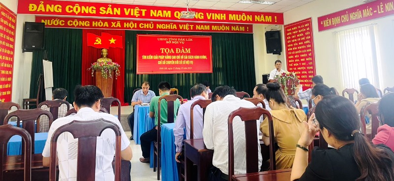 Sở Nội vụ tổ chức Tọa đàm về cải cách hành chính, chuyển đổi số