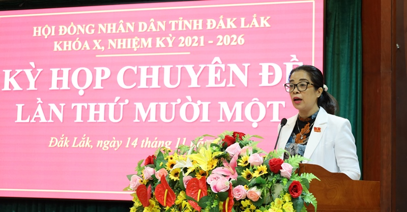 Khai mạc Kỳ họp Chuyên đề lần thứ Mười một, HĐND tỉnh khóa X, nhiệm kỳ 2021-2026
