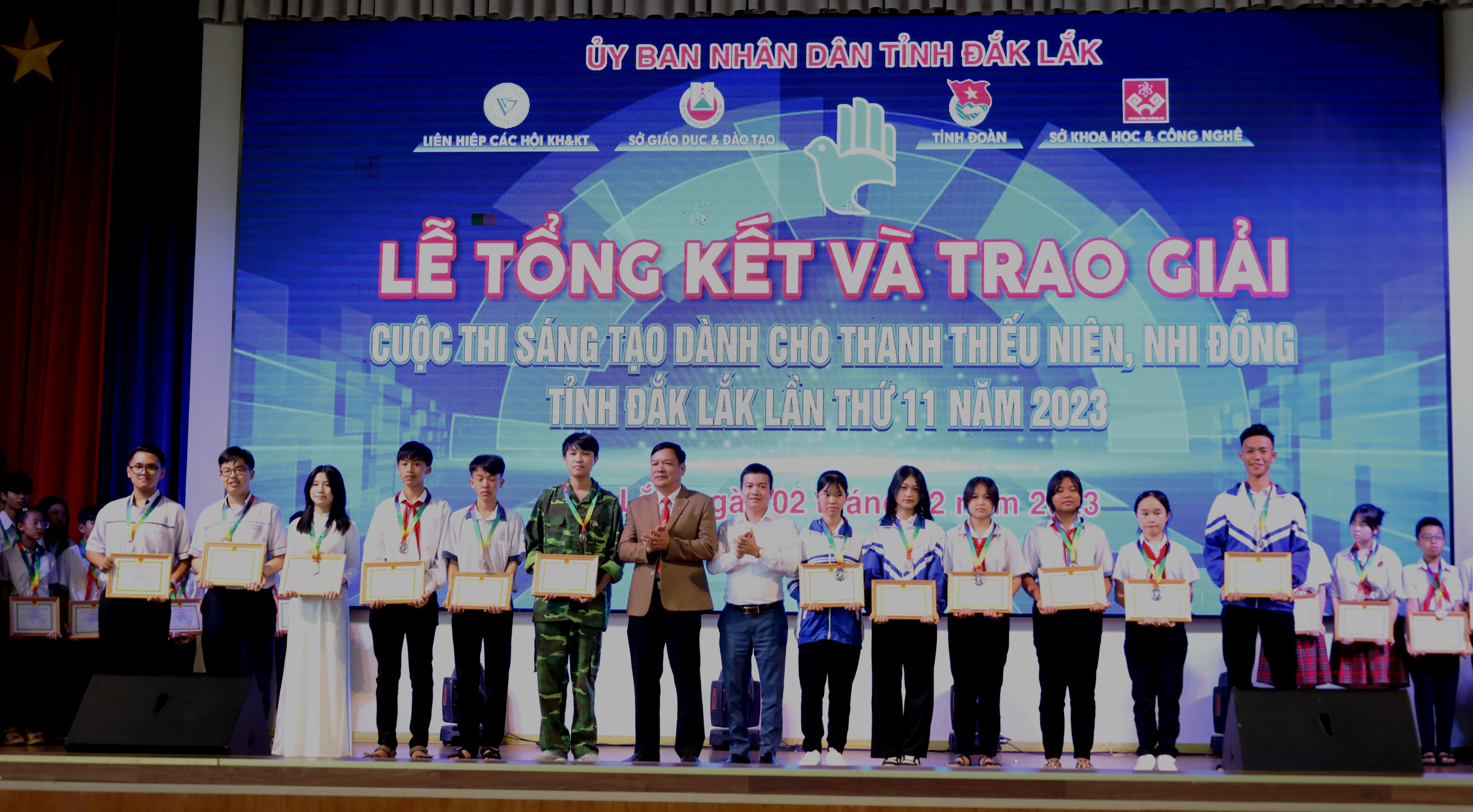 Tổng kết và trao giải Cuộc thi sáng tạo dành cho thanh thiếu niên, nhi đồng lần thứ 11, năm 2023.