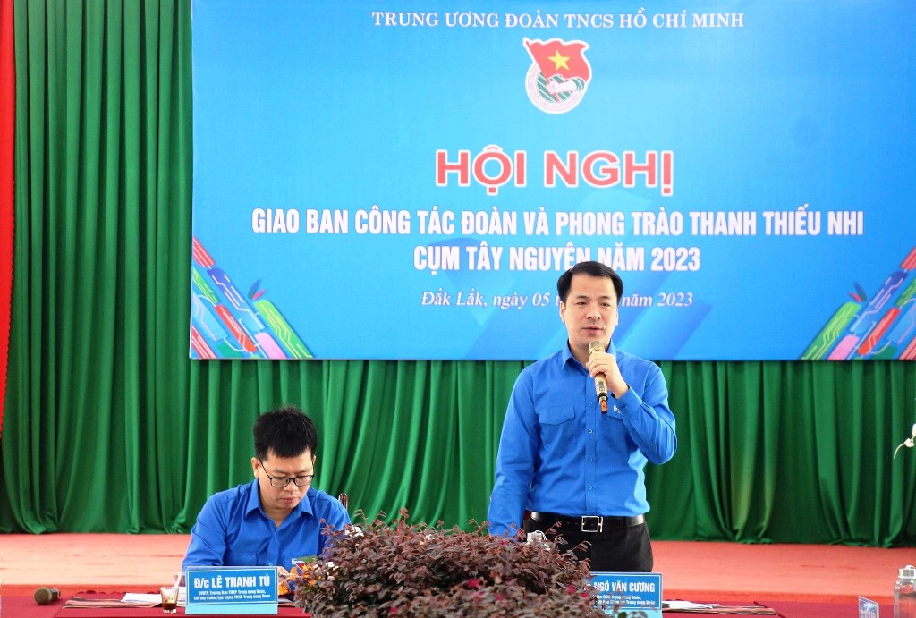 Hội nghị giao ban công tác Đoàn và phong trào thanh thiếu nhi Cụm Tây Nguyên năm 2023