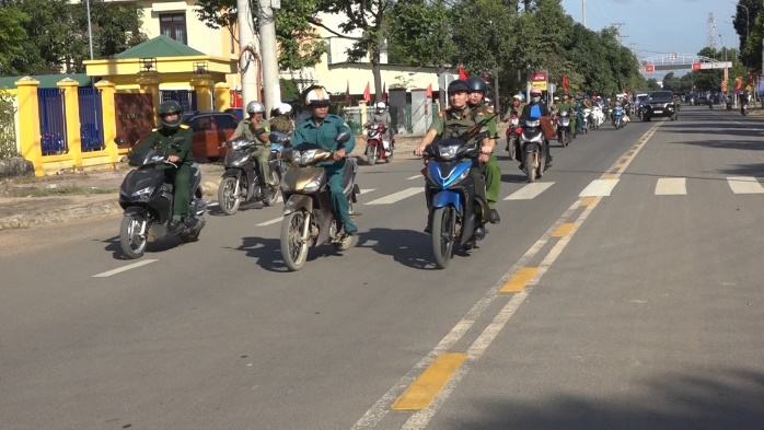 Ea Sup District Launches Operation to Suppress Crime and Ensure Security during the 2024 Lunar New Year