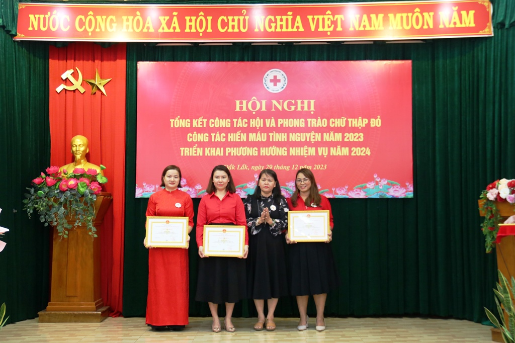 Tổng kết công tác Hội và phong trào Chữ thập đỏ tỉnh năm 2023
