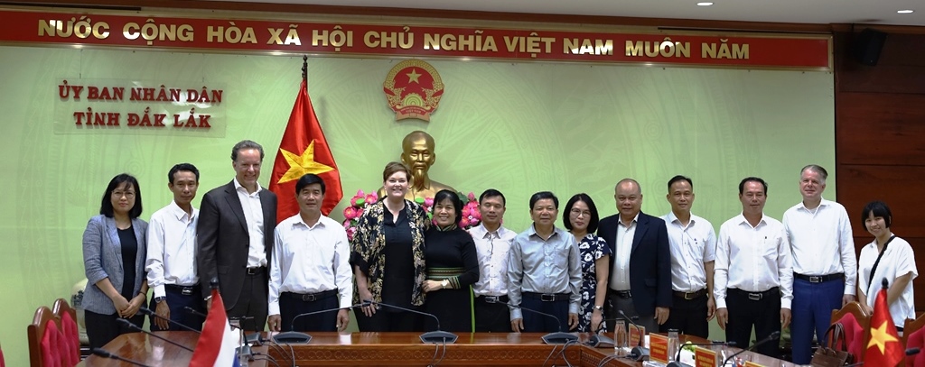 Lãnh đạo UBND tỉnh làm việc với Đoàn công tác Đại sứ quán Vương quốc Hà Lan