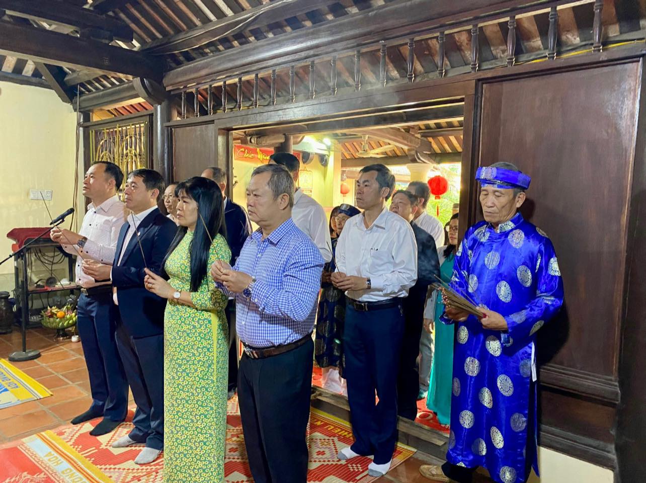 Lễ Tế Xuân Giáp Thìn tại Di tích lịch sử quốc gia Đình Lạc Giao