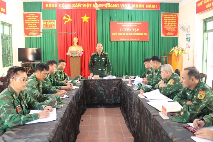 Border Guard forces in Dak Lak province enhance combat readiness capability
