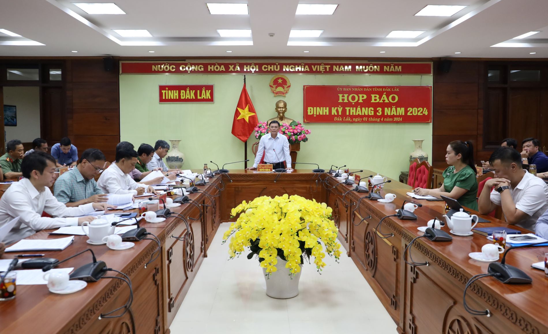 Regular Press Conference of the Provincial People's Committee in March 2024