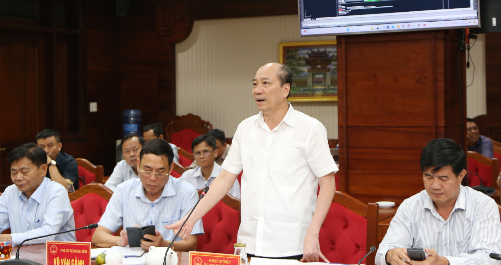 UBND tỉnh làm việc với Bộ Giao thông vận tải về tình hình thực hiện các dự án giao thông trọng điểm