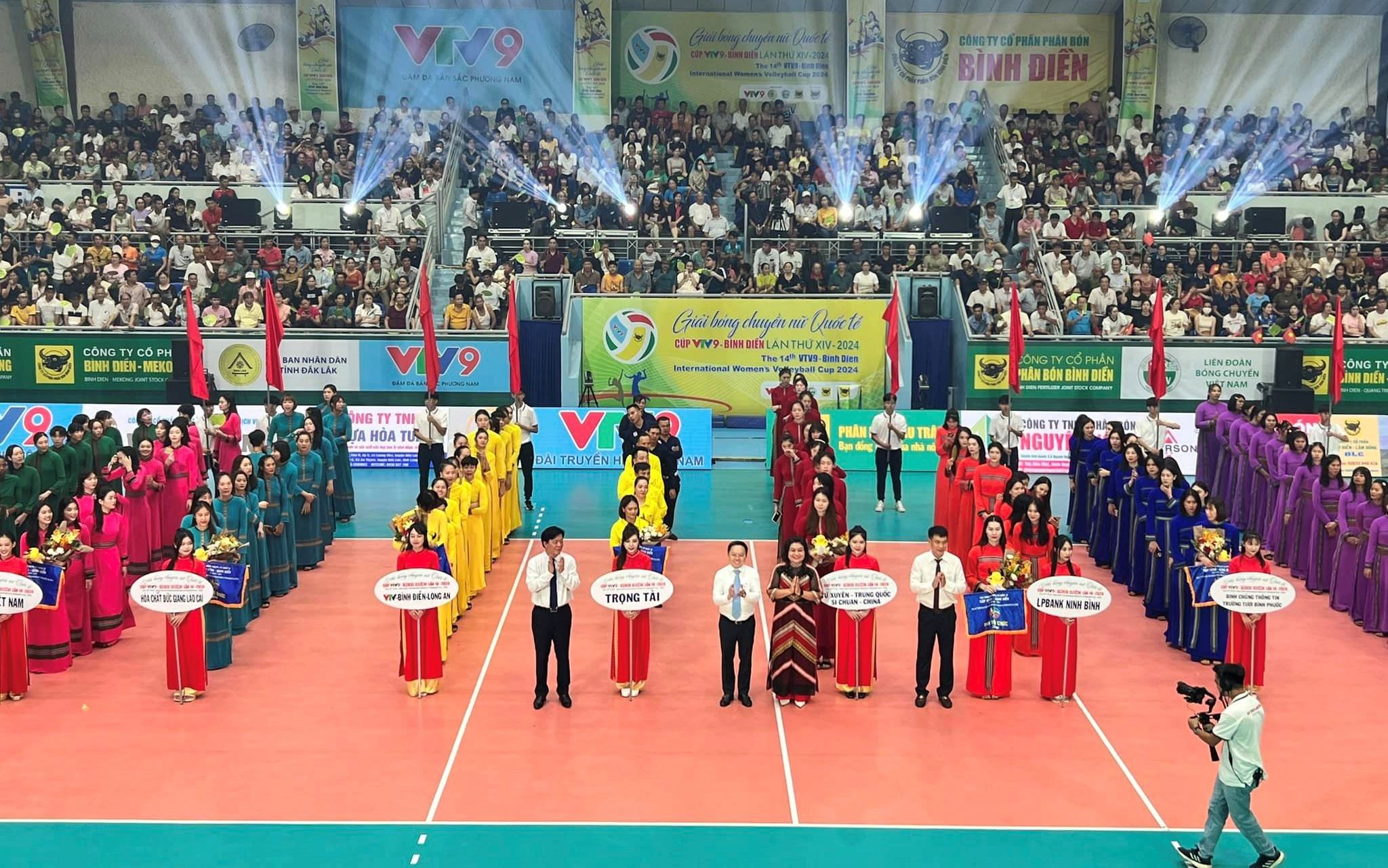 8 đội mạnh tham dự Giải Bóng chuyền nữ quốc tế “Cúp VTV9 – Bình Điền” lần thứ XIV năm 2024