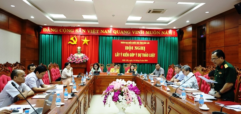 Đoàn Đại biểu Quốc hội tỉnh lấy ý kiến góp ý 9 dự thảo luật