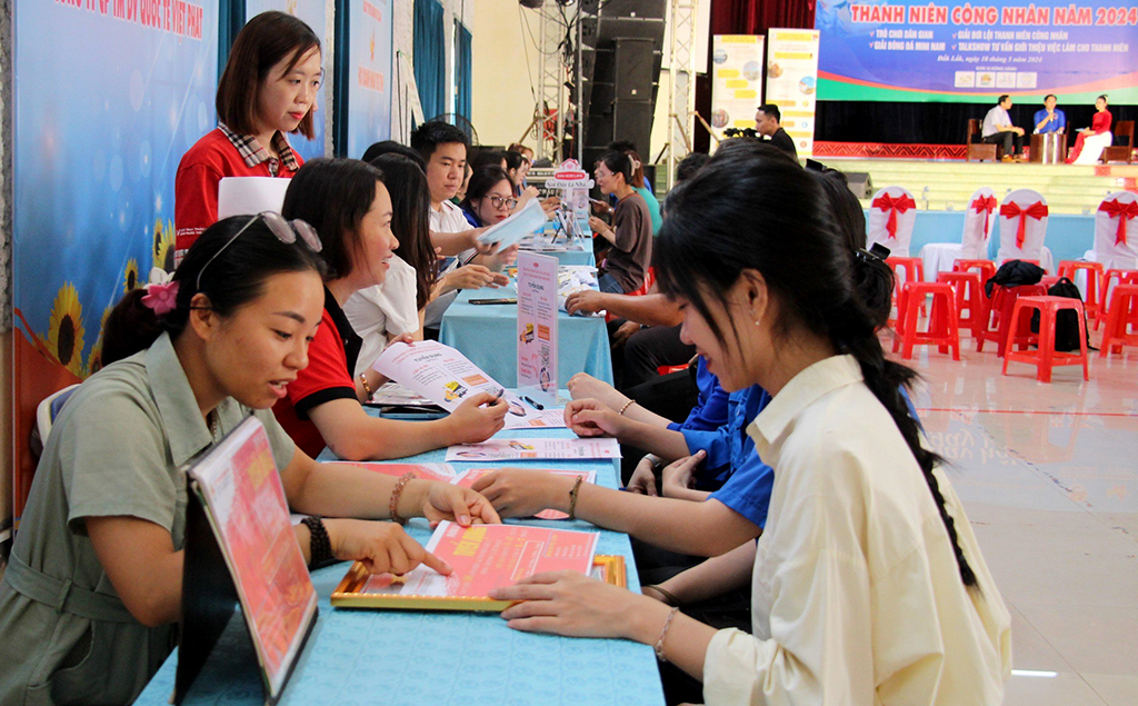 Nhiều hoạt động thiết thực tại Ngày hội Thanh niên công nhân 2024