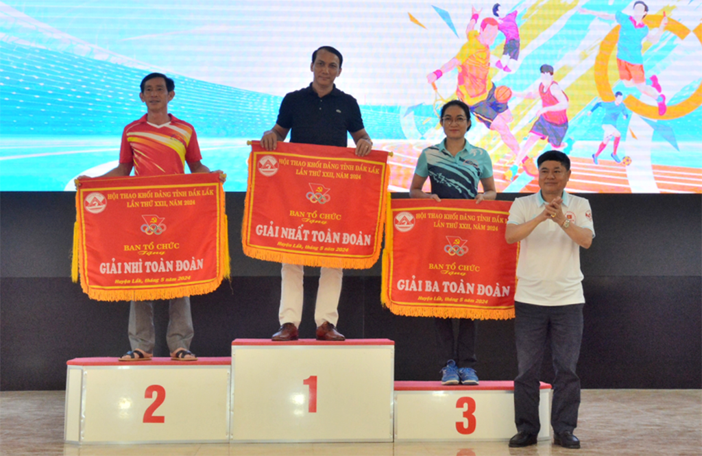 Bế mạc Hội thao công chức, viên chức khối Đảng tỉnh lần thứ XXII