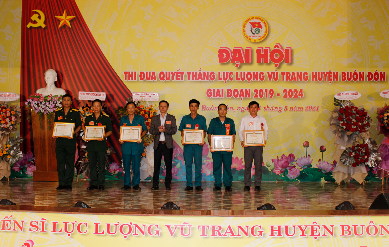 Đại hội thi đua Quyết thắng lực lượng vũ trang huyện Buôn Đôn giai đoạn 2019–2024
