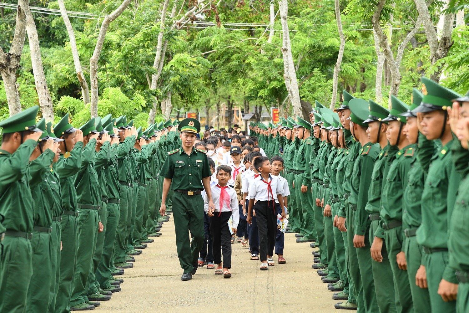 Tiết học biên cương tại xã biên giới Krông Na