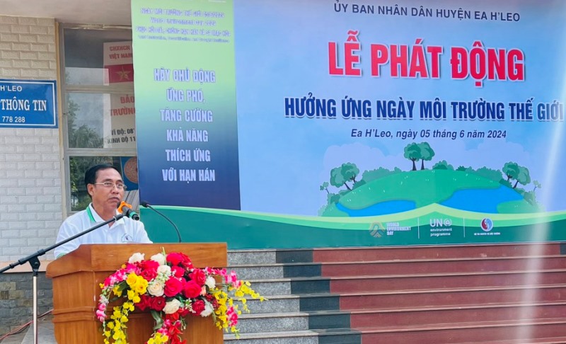 Huyện Ea H’Leo phát động hưởng ứng “Tháng hành động vì môi trường”