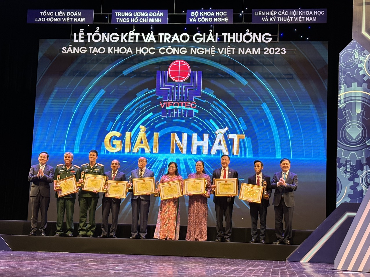 Đắk Lắk có 2 công trình được trao Giải thưởng Sáng tạo Khoa học Công nghệ Việt Nam năm 2023