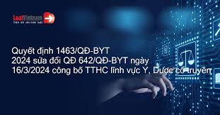 Triển khai Quyết định số 1463/QĐ-BYT ngày 29/5/2024 của Bộ Y tế