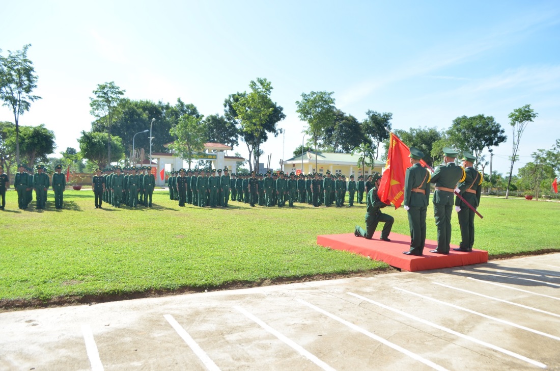 Border Guard Forces of the Province Organize Swearing-in Ceremony for New Soldiers in 2024