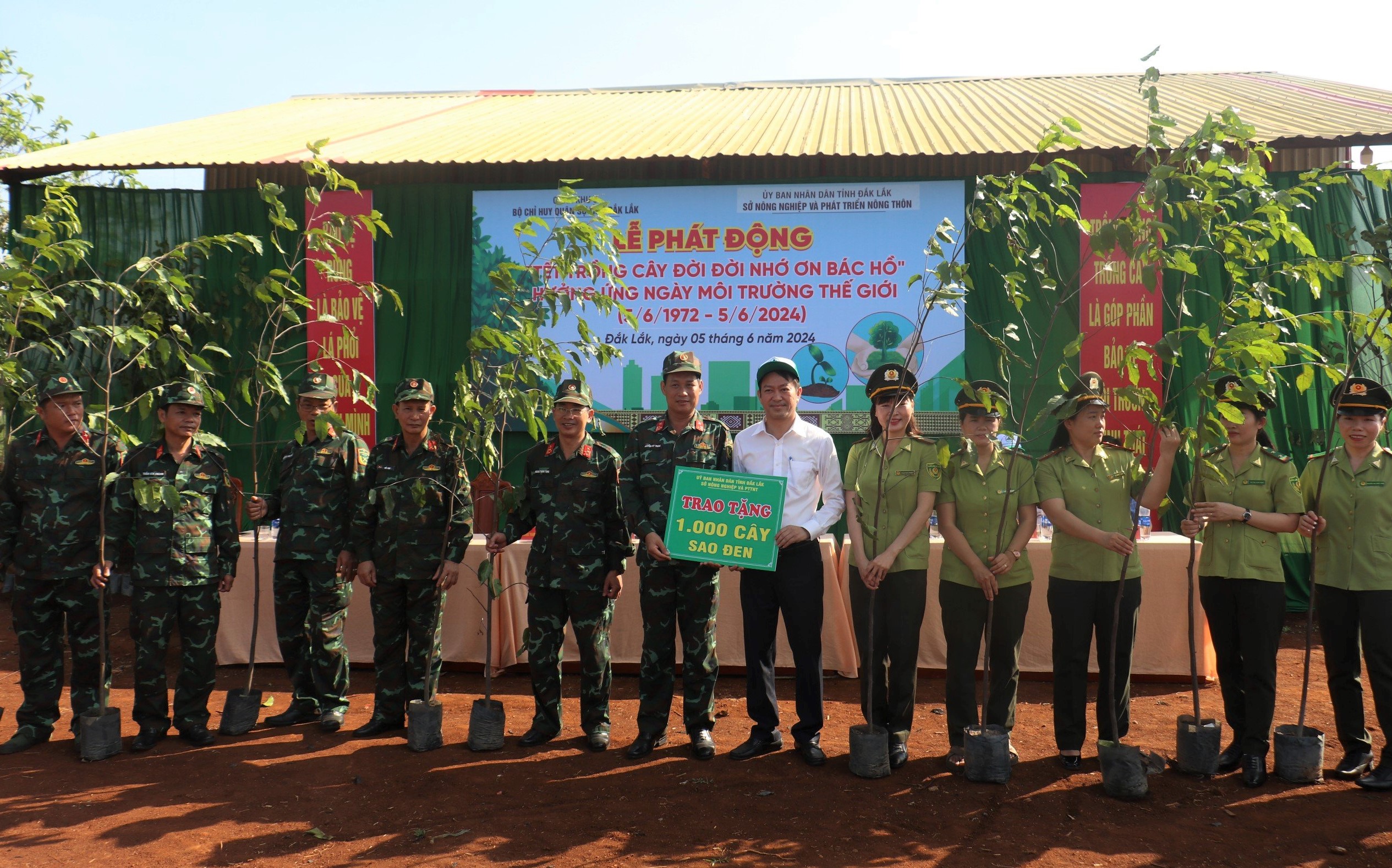 Planting 1,000 black star trees on World Environment Day June 5