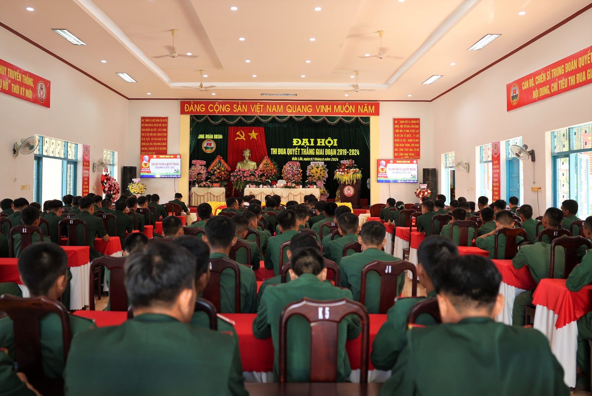 Victory Emulation Congress of Regiment 584 for the 2019-2024 Period