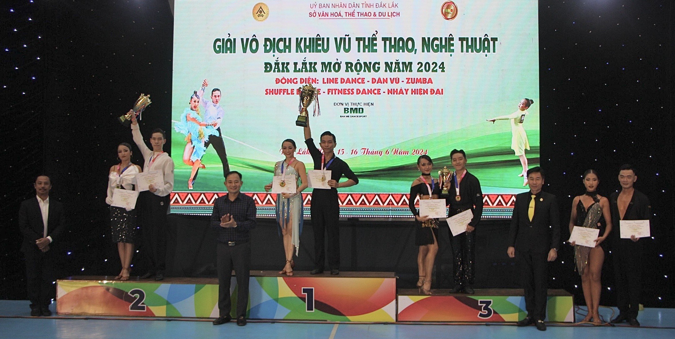 Giải Vô địch khiêu vũ thể thao, nghệ thuật Đắk Lắk mở rộng lần thứ I năm 2024