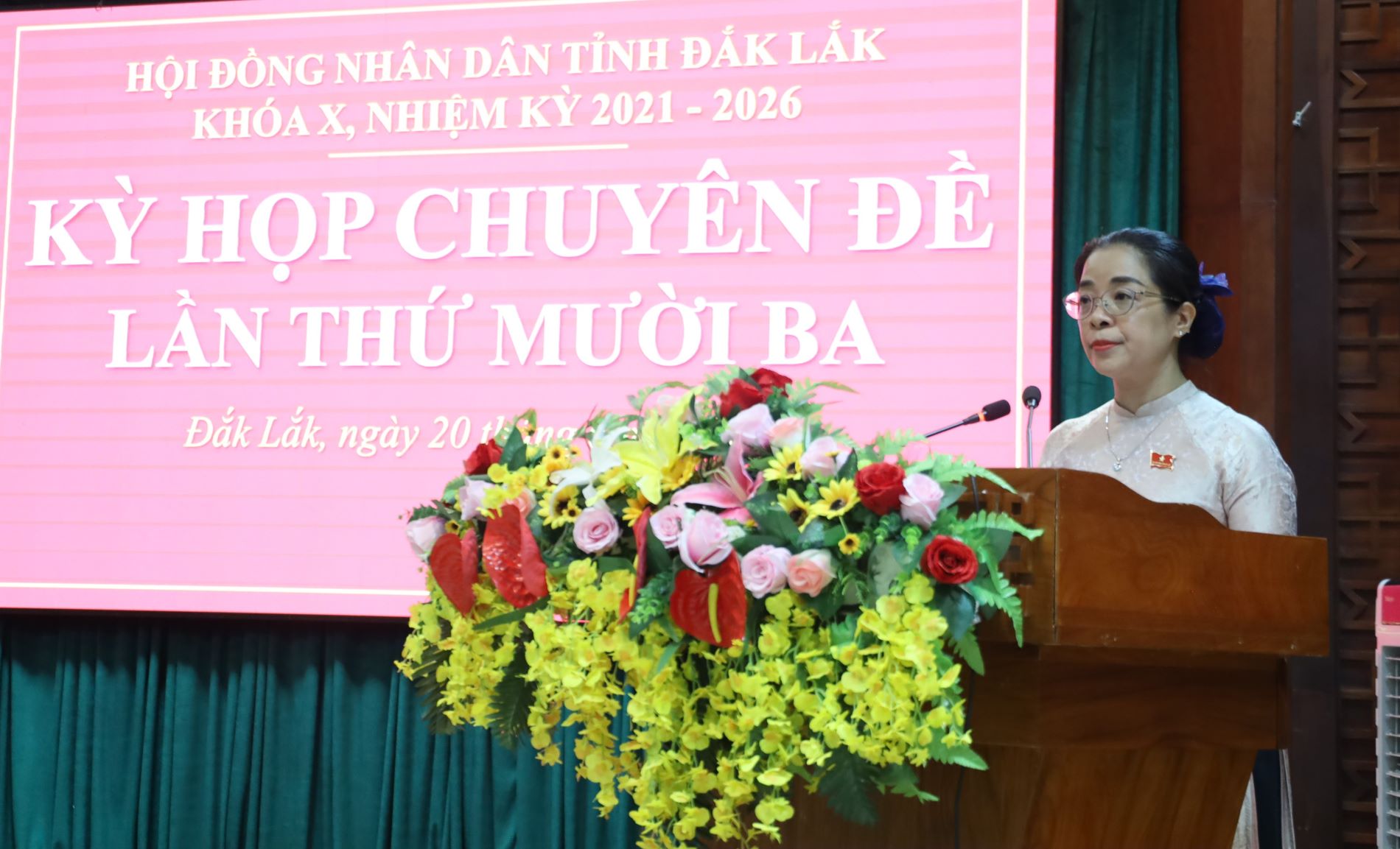 Kỳ họp chuyên đề lần thứ Mười ba HĐND tỉnh khóa X thông qua nhiều nội dung quan trọng