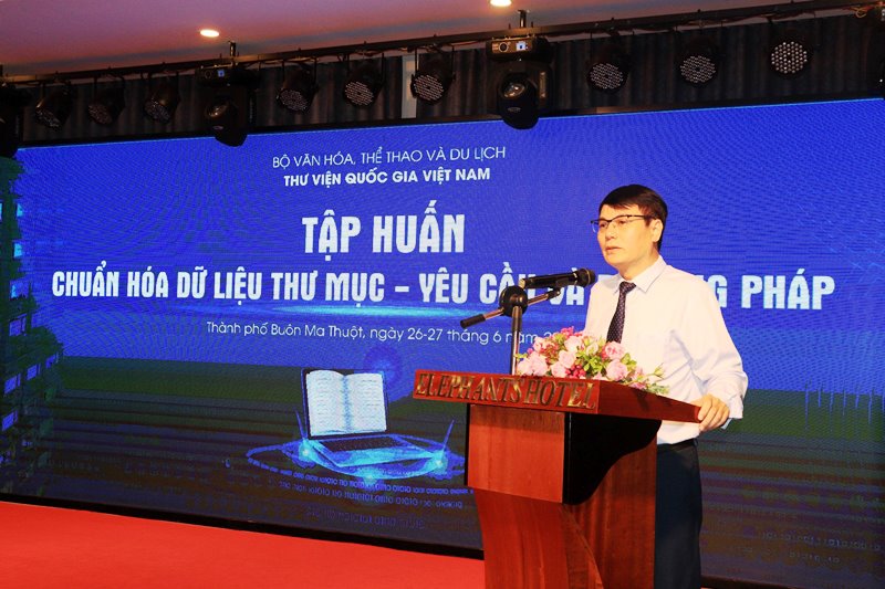 Thư viện Quốc gia Việt Nam tập huấn 