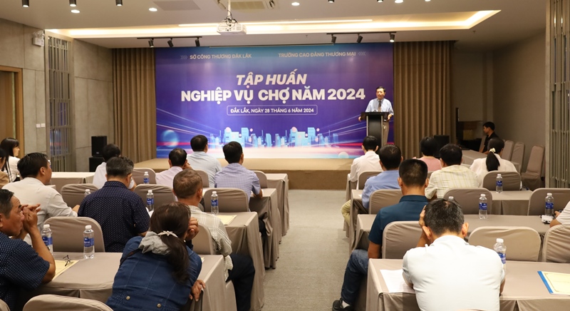 Sở Công Thương bồi dưỡng nghiệp vụ quản lý chợ năm 2024