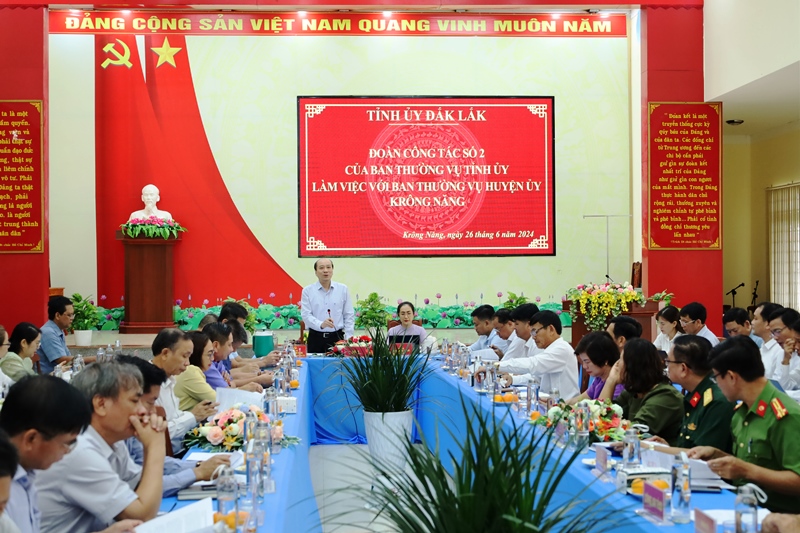 Krong Nang District Should Focus on Effectively Utilizing the Potential and Resources of the People