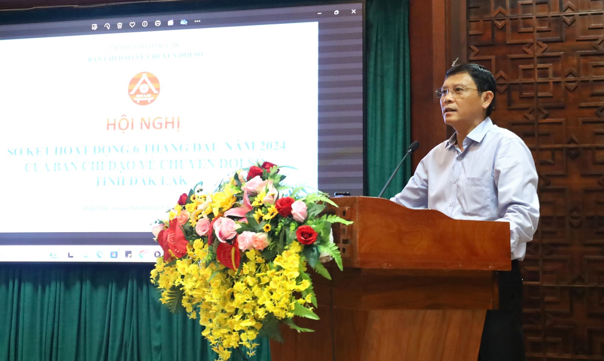 Summary of the 6-Month Review Conference of the Dak Lak Province Digital Transformation Steering Committee in 2024