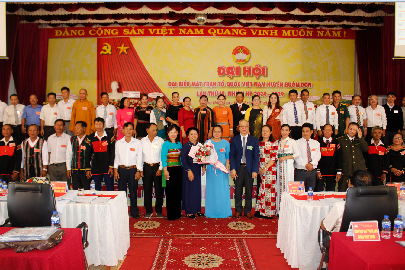Đại hội đại biểu Mặt trận Tổ quốc Việt Nam huyện Buôn Đôn lần thứ VI, nhiệm kỳ 2024 – 2029