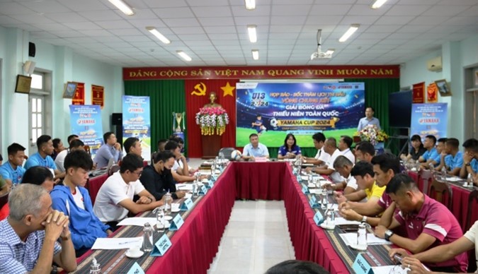 Press conference for the National Youth Football Finals 2024