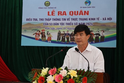 The survey and information collection on the socio-economic situation of the 53 ethnic minority groups in 2024 has been launched