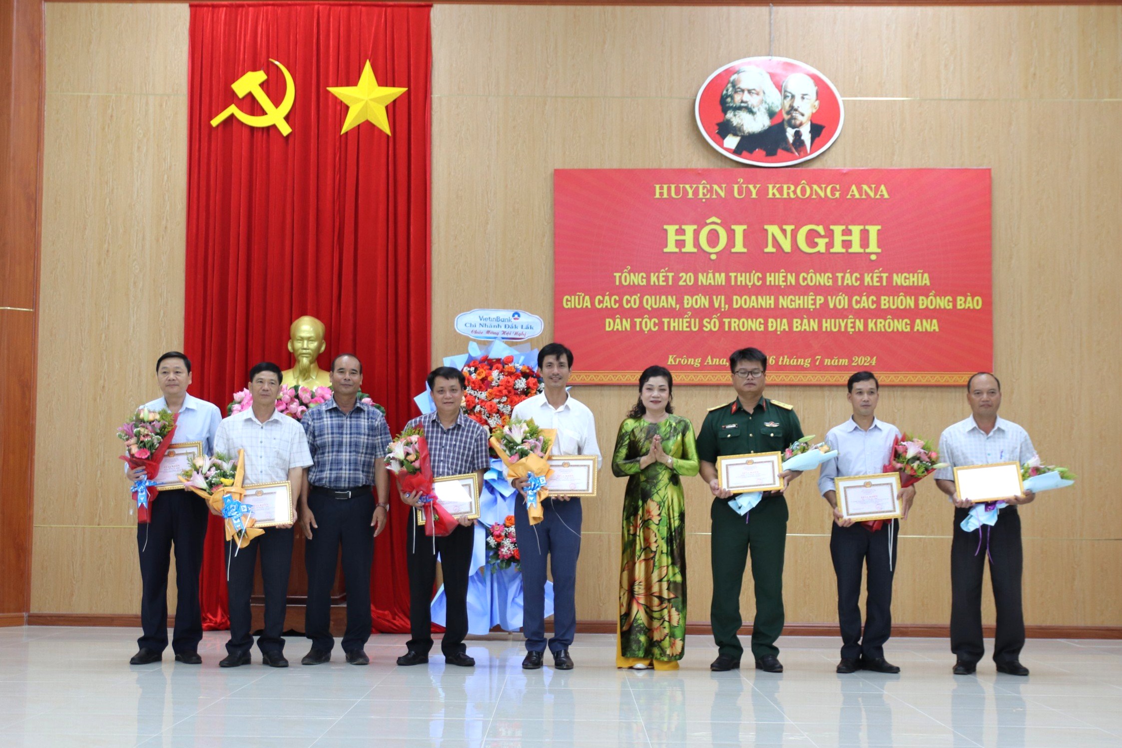 Huyện uỷ Krông Ana tổng kết 20 năm triển khai thực hiện công tác kết nghĩa