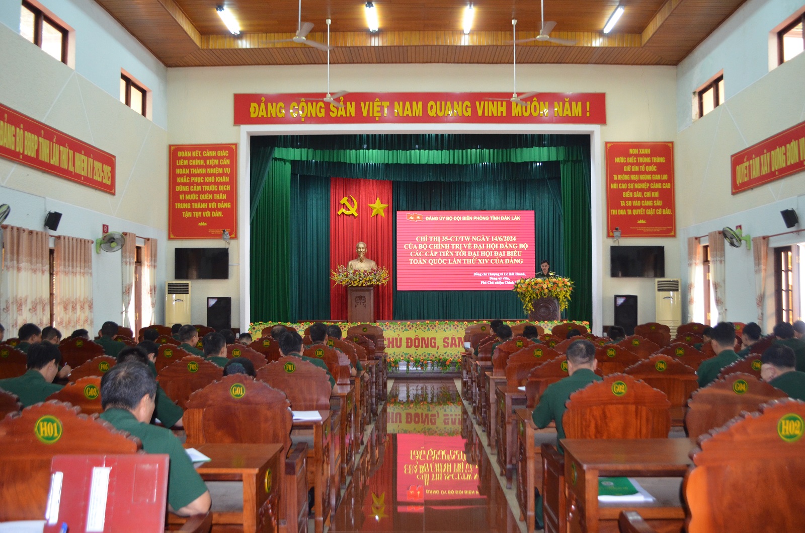 Bộ đội Biên phòng tỉnh Đắk Lắk quán triệt các Quy định, Chỉ thị của Bộ Chính trị