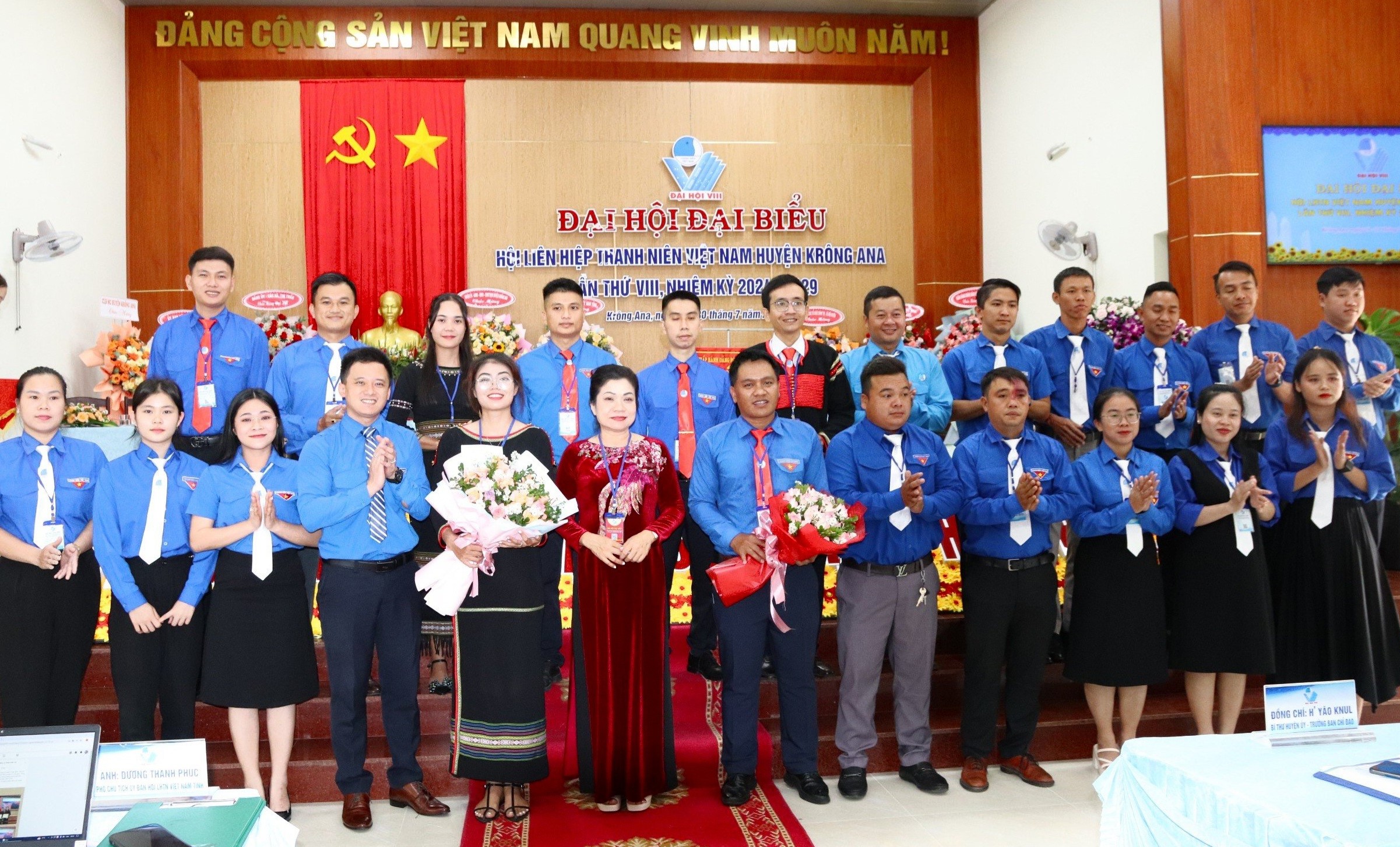 Đại hội đại biểu Hội Liên hiệp thanh niên Việt Nam huyện Krông Ana lần thứ VIII