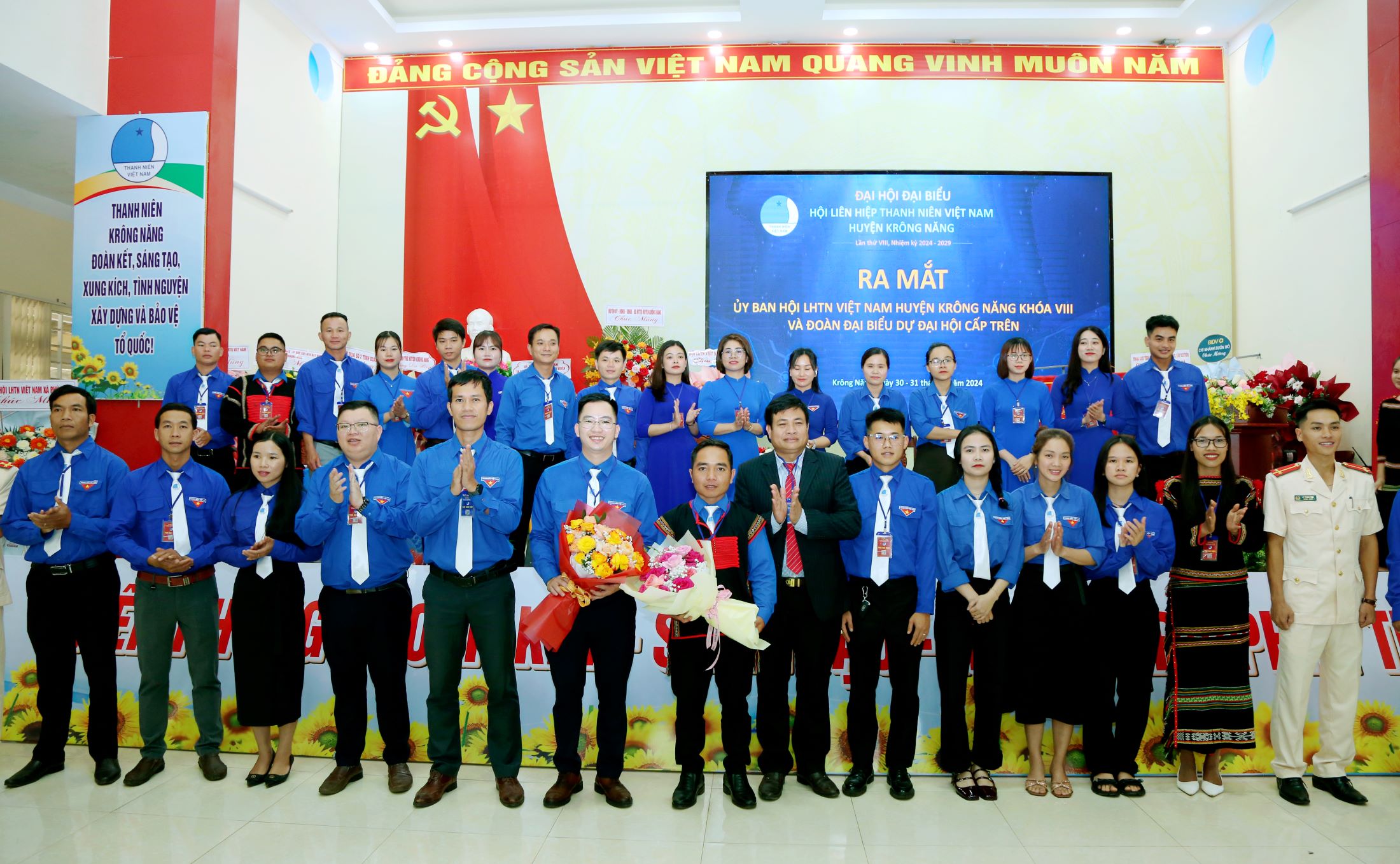 Đại hội đại biểu Hội Liên hiệp thanh niên Việt Nam huyện Krông Năng lần thứ VIII, nhiệm kỳ 2024 - 2029