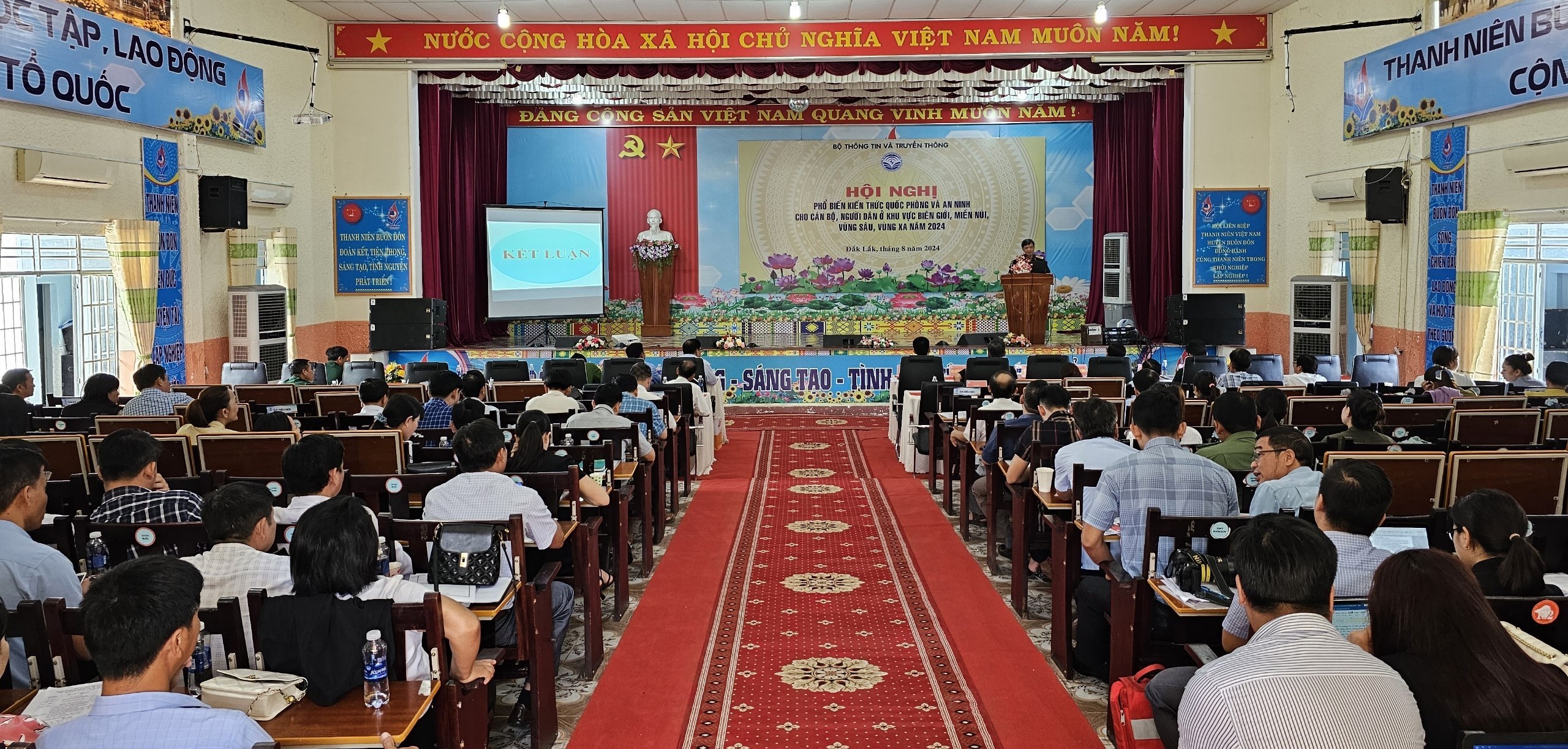 Khai mạc Hội nghị phổ biến kiến thức quốc phòng và an ninh tại huyện Buôn Đôn