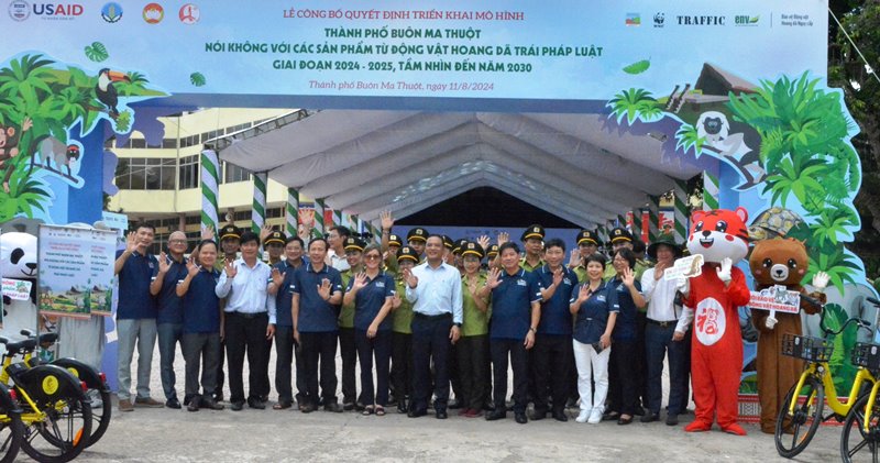 Triển khai Mô hình “Thành phố Buôn Ma Thuột nói không với các sản phẩm động vật hoang dã trái pháp luật”