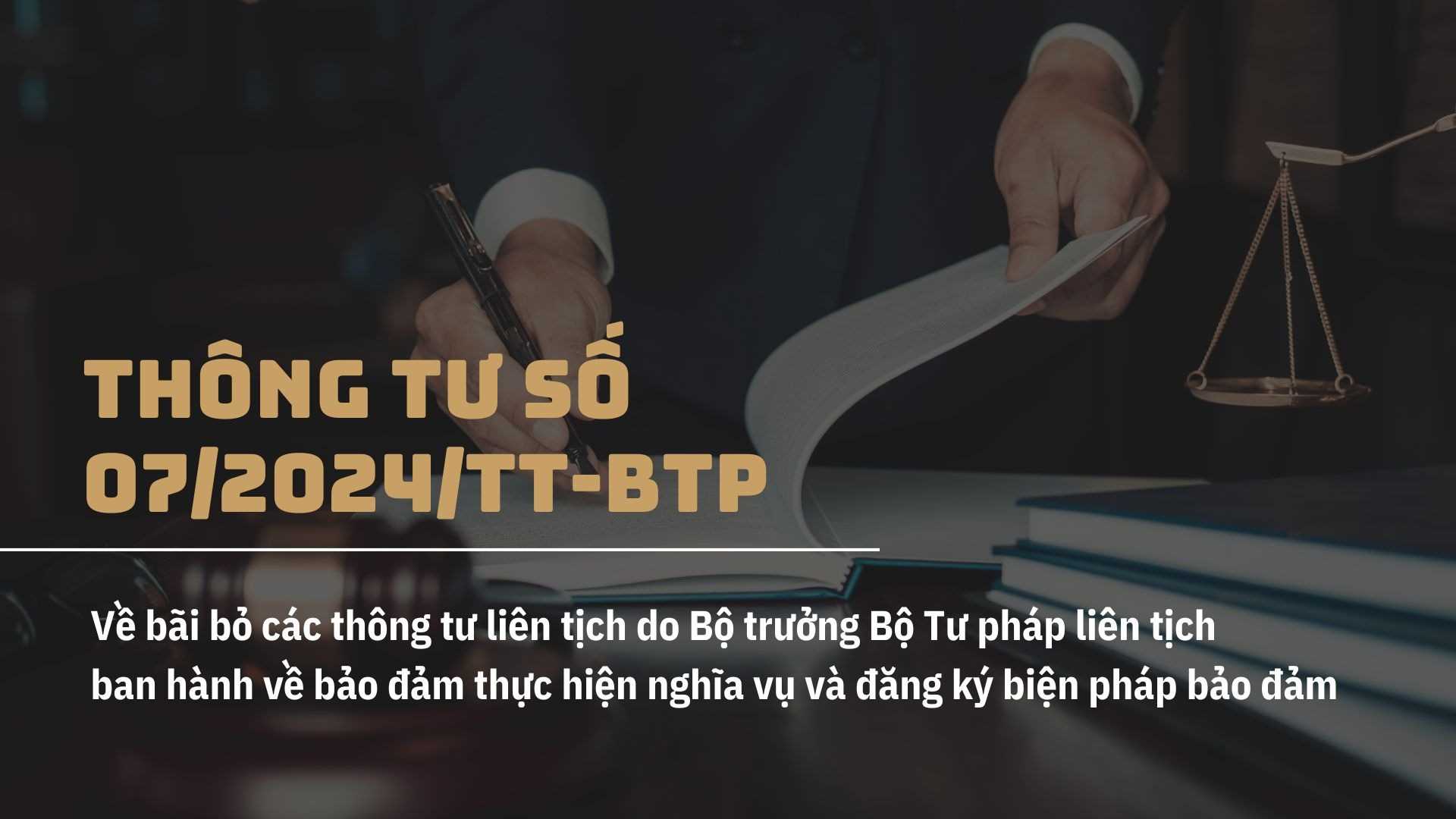 Triển khai Thông tư số 07/2024/TT-BTP, ngày 02/8/2024 của Bộ Tư pháp