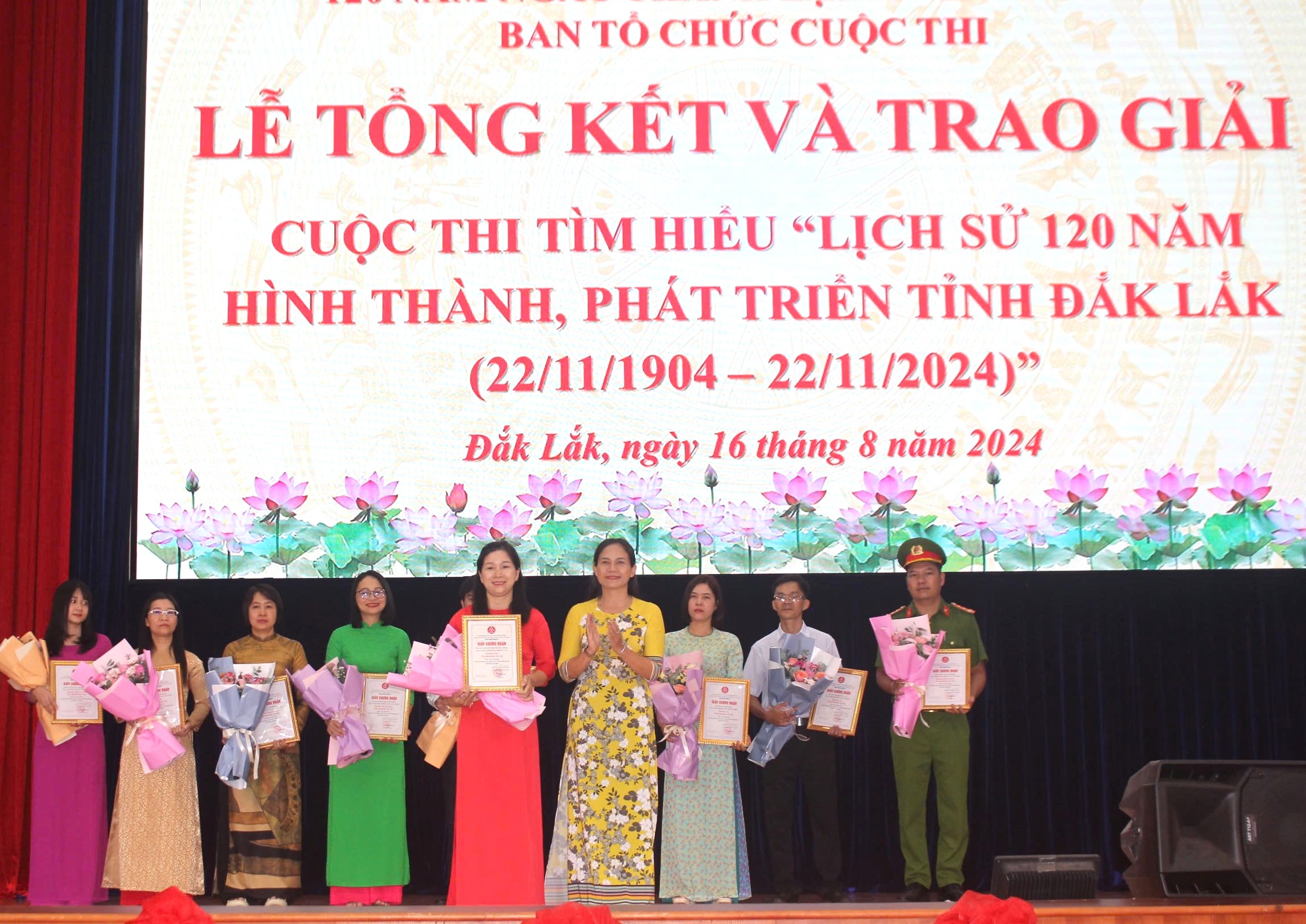 Tổng kết và trao giải Cuộc thi tìm hiểu “Lịch sử 120 năm hình thành, phát triển tỉnh Đắk Lắk (22/11/1904 – 22/11/2024)”