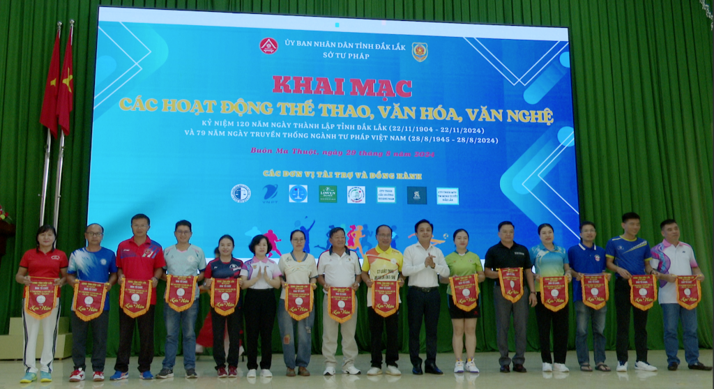 Khai mạc Hội thao ngành Tư pháp Đắk Lắk lần thứ I – năm 2024