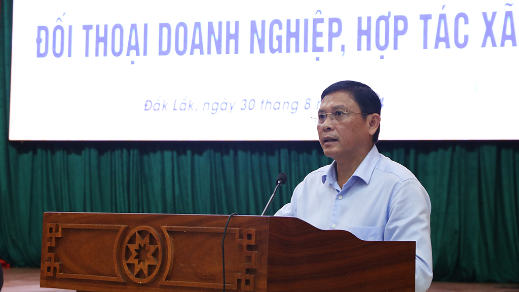 UBND tỉnh đối thoại với doanh nghiệp, hợp tác xã lần thứ I năm 2024