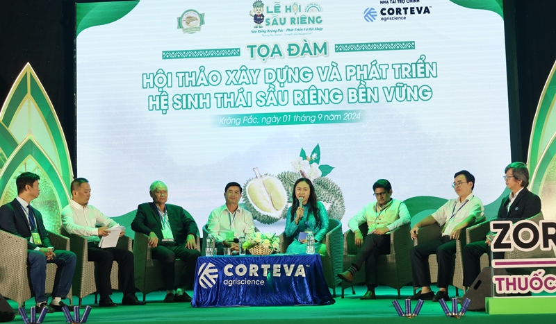 Hội thảo xây dựng và phát triển hệ sinh thái sầu riêng bền vững