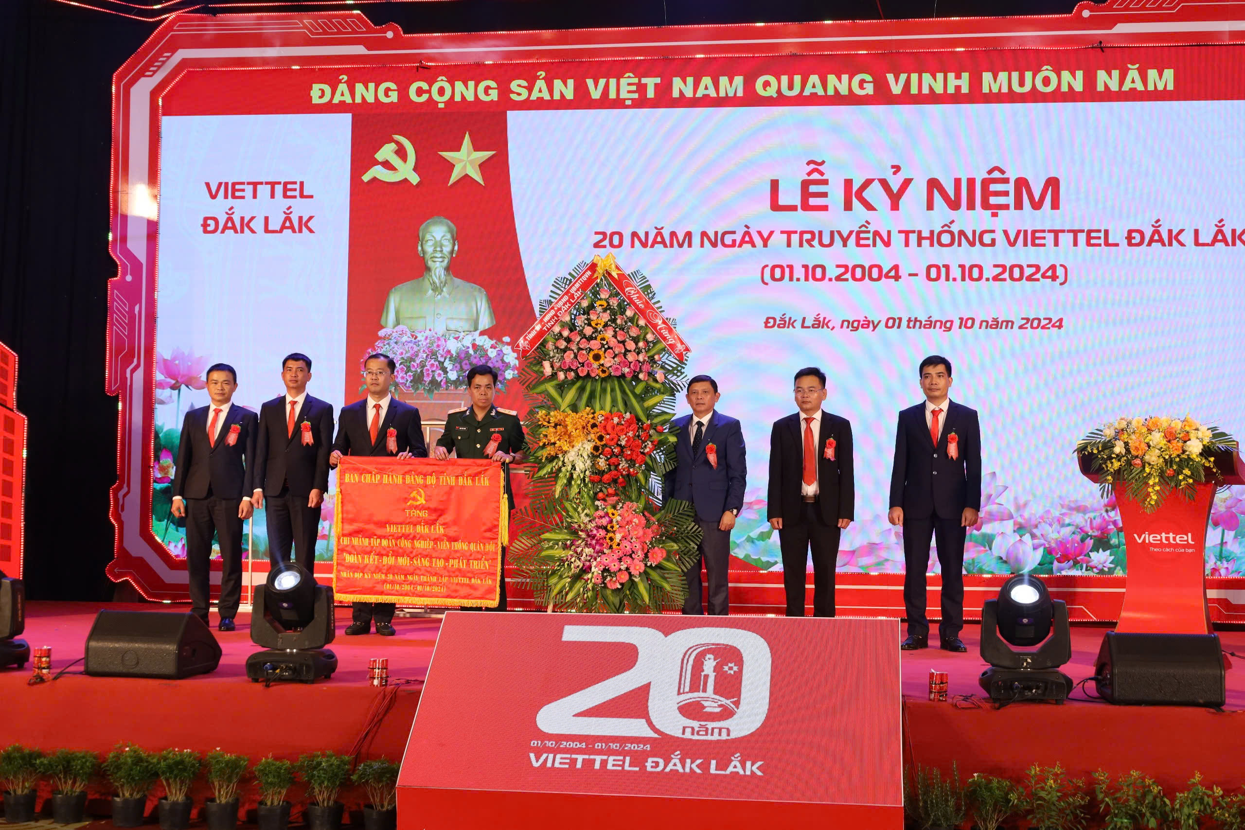 Viettel Đắk Lắk  kỷ niệm 20 năm thành lập