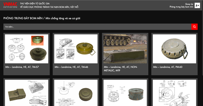 Giới thiệu Thư viện điện tử quốc gia về giáo dục phòng tránh tai nạn bom mìn vật nổ