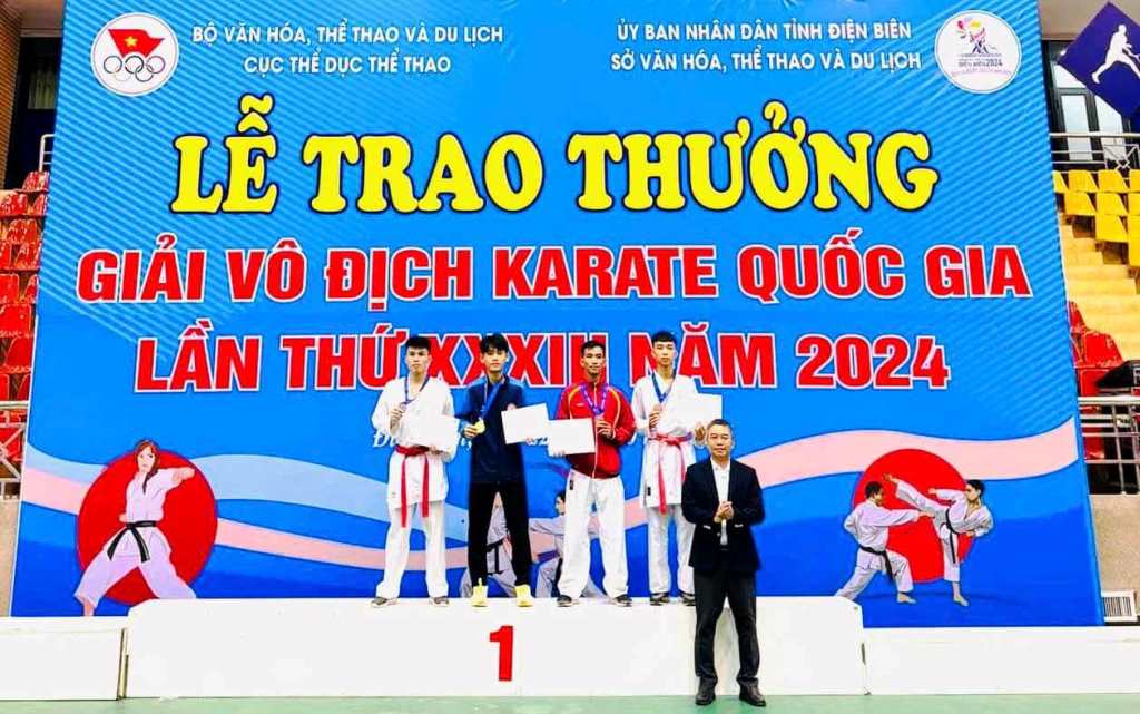 Giải vô địch Karate quốc gia 2024: Đắk Lắk giành 1 huy chương vàng, 2 huy chương đồng
