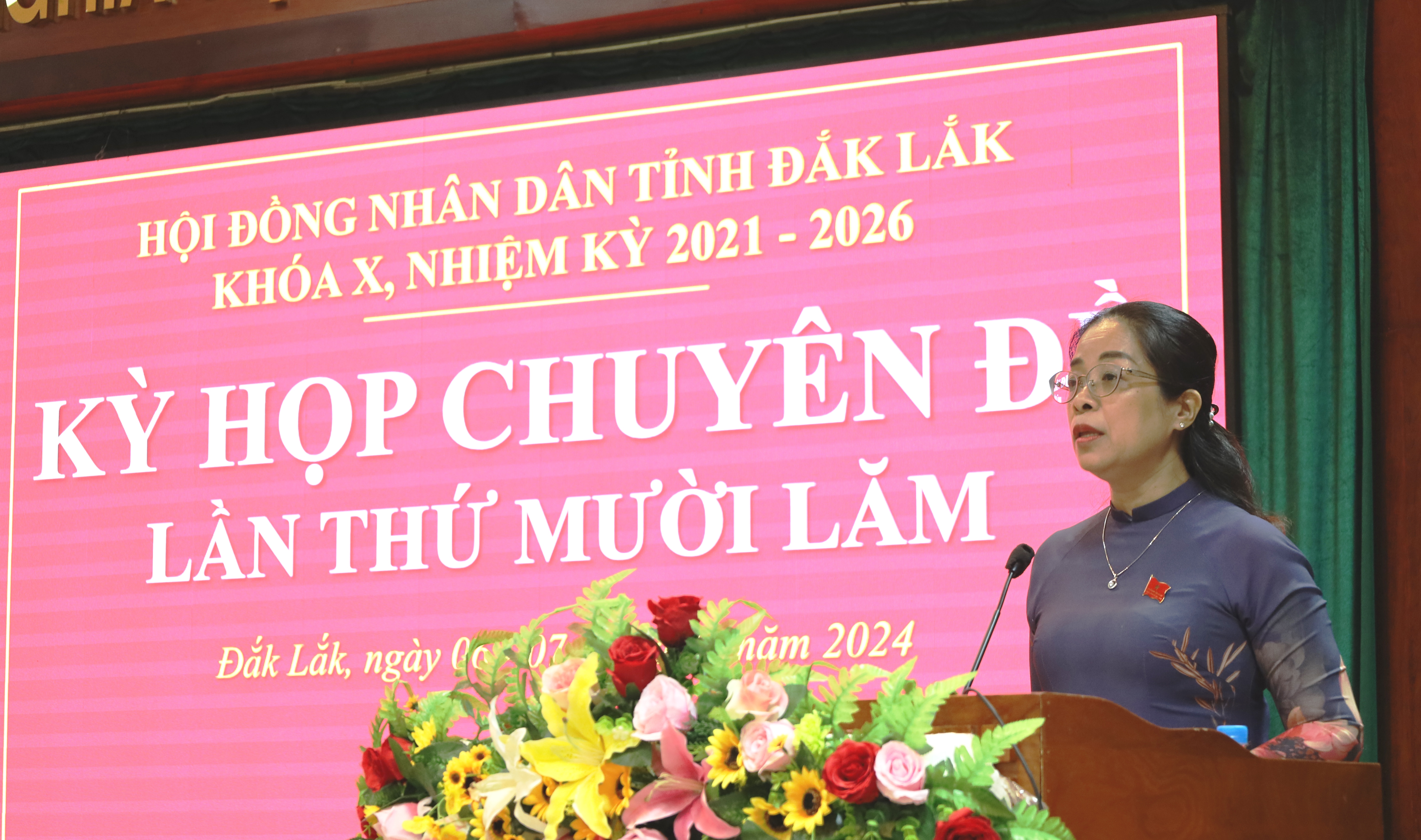 Khai mạc Kỳ họp chuyên đề lần thứ 15, HĐND tỉnh Đắk Lắk khóa X, nhiệm kỳ 2021- 2026